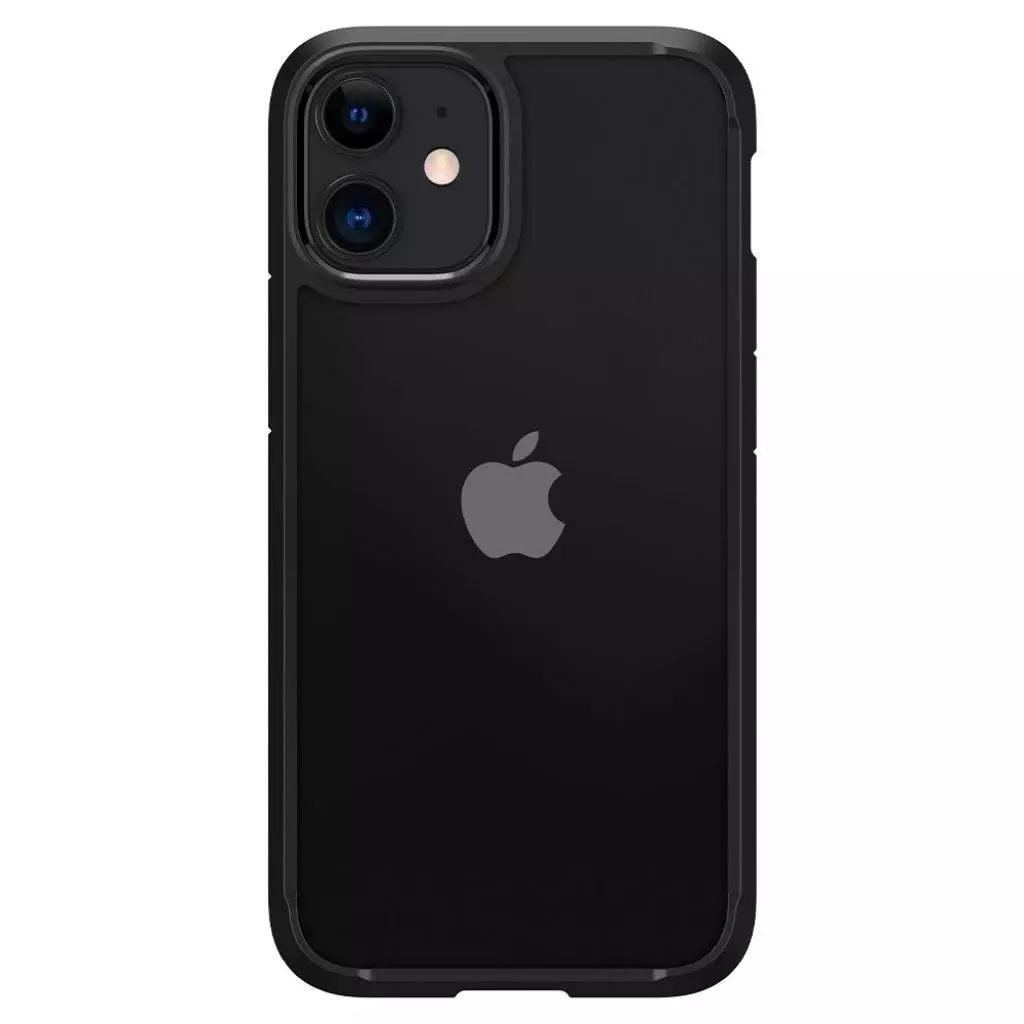 Чехол для моб. телефона Spigen iPhone 12 / 12 Pro Crystal Hybrid, Matte Black (ACS01521)