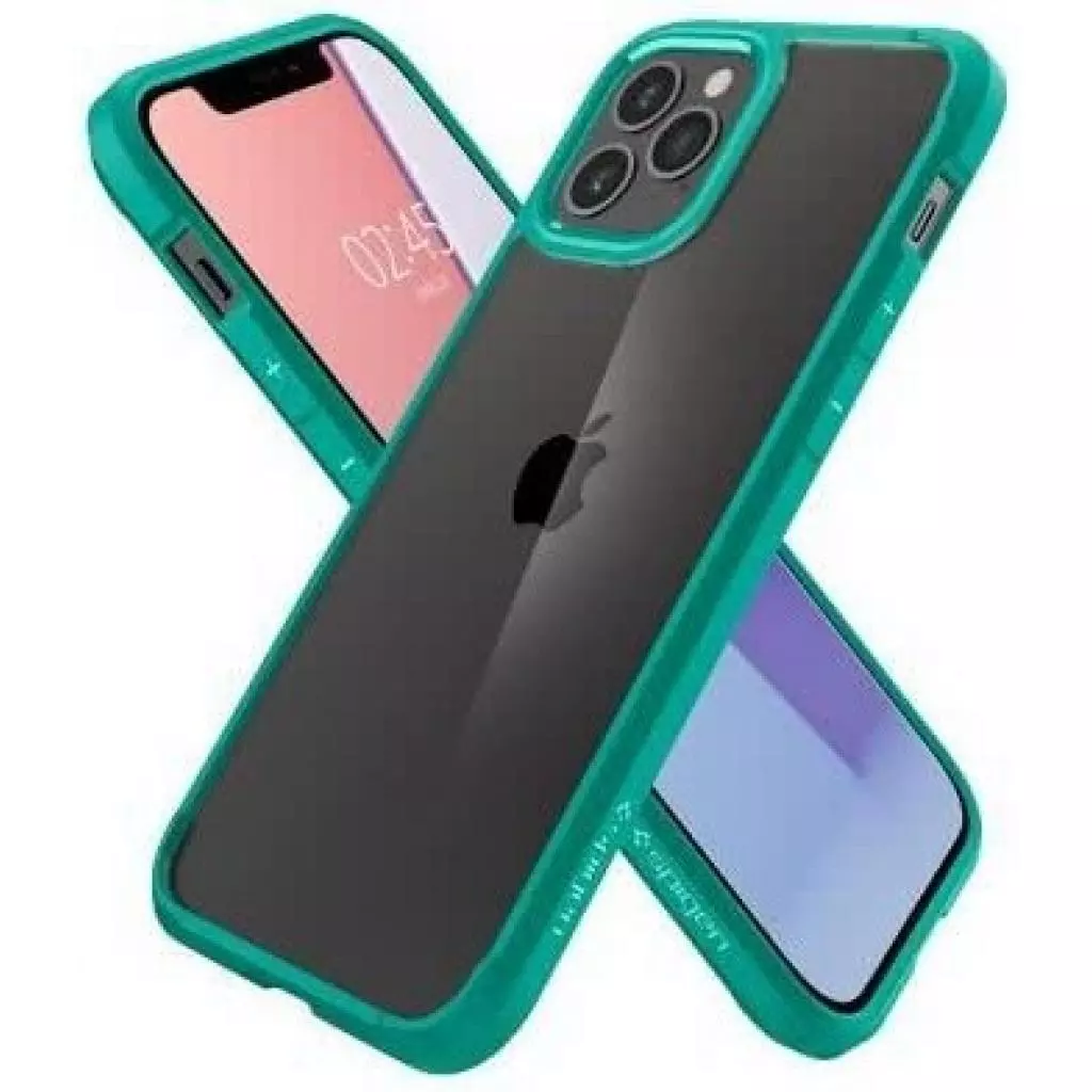 Чехол для моб. телефона Spigen iPhone 12 / 12 Pro Crystal Hybrid, Mint (ACS01522) - 2 Чехол для моб. телефона Spigen iPhone 12 / 12 Pro Crystal Hybrid, Mint (ACS01522) - 2