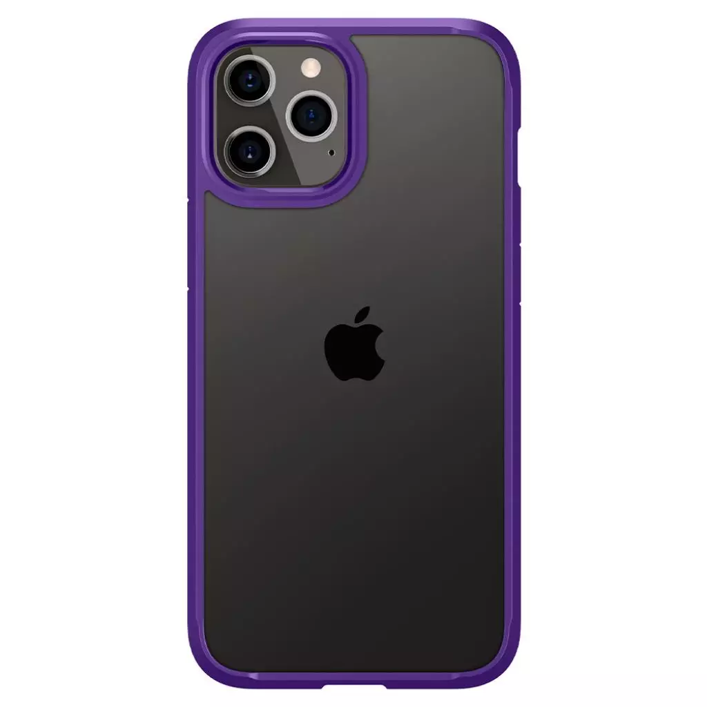 Чехол для моб. телефона Spigen iPhone 12 Crystal Hybrid, Hydrangea Purple (ACS01478)