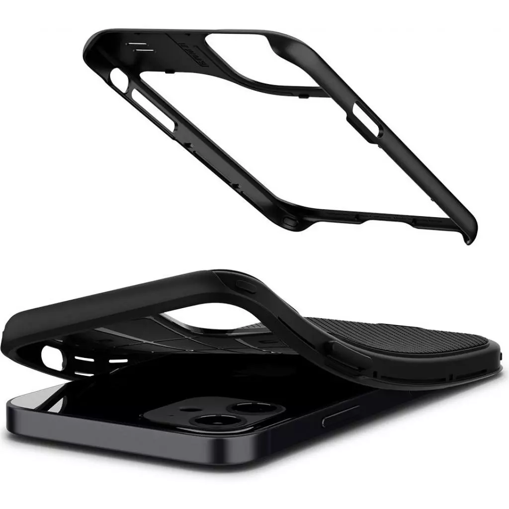Чехол для моб. телефона Spigen iPhone 12 mini Hybrid NX, Matte Black (ACS01541) - 2