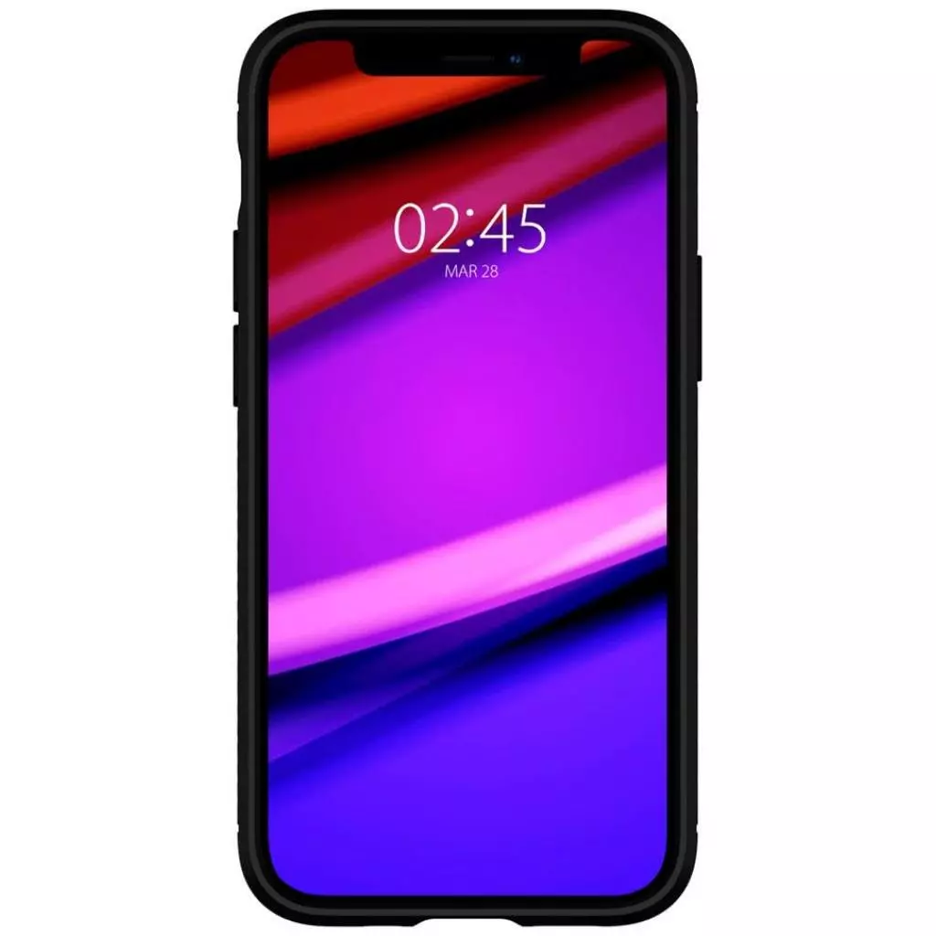 Чехол для моб. телефона Spigen iPhone 12 mini Rugged Armor, Matte Black (ACS01743) - 5