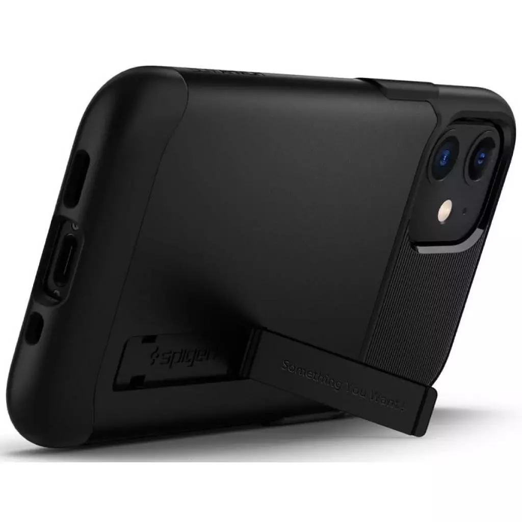 Чехол для моб. телефона Spigen iPhone 12 mini Slim Armor, Black (ACS01545) - 3 Чехол для моб. телефона Spigen iPhone 12 mini Slim Armor, Black (ACS01545) - 3