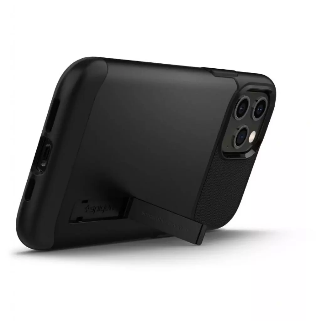 Чехол для моб. телефона Spigen iPhone 12 Pro Max Slim Armor, Black (ACS01479) - 3 Чехол для моб. телефона Spigen iPhone 12 Pro Max Slim Armor, Black (ACS01479) - 3