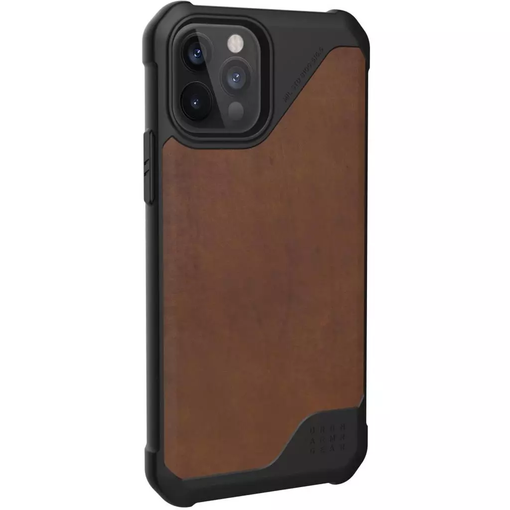 Чехол для моб. телефона Uag iPhone 12 / 12 Pro Metropolis LT, Leather Brown (11235O118380) - 3 Чехол для моб. телефона Uag iPhone 12 / 12 Pro Metropolis LT, Leather Brown (11235O118380) - 3
