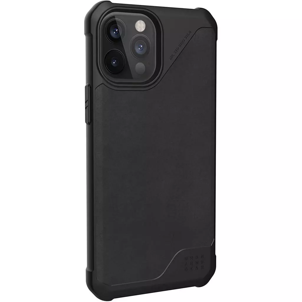 Чехол для моб. телефона Uag iPhone 12 Pro Max Metropolis LT, Leather Black (11236O118340) - 2 Чехол для моб. телефона Uag iPhone 12 Pro Max Metropolis LT, Leather Black (11236O118340) - 2