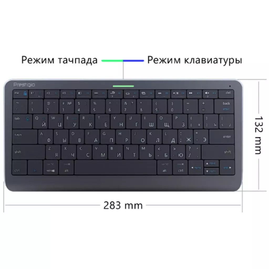 Клавиатура Prestigio Click&Touch Bluetooth (PSKEY1SGRU) - 7