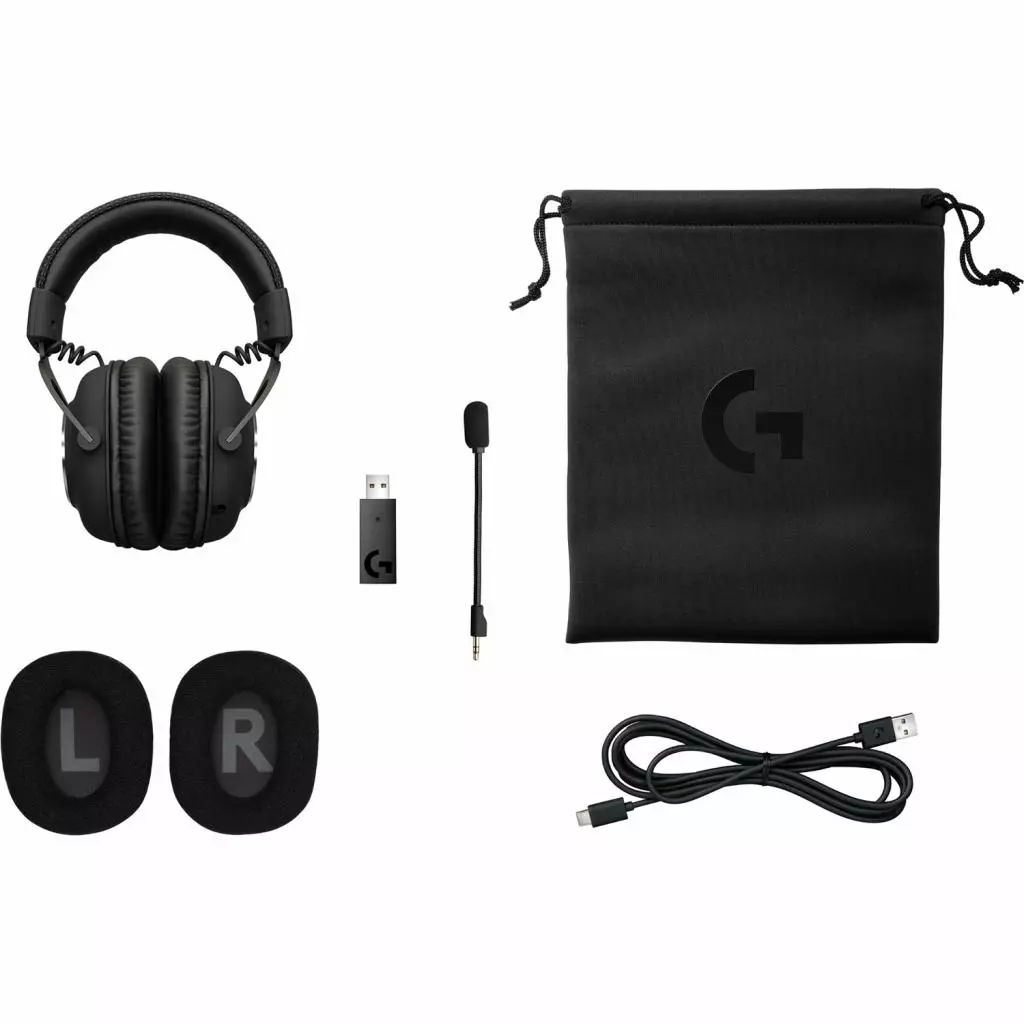 Наушники Logitech G PRO X Wireless Lightspeed Black (981-000907) - 5 Наушники Logitech G PRO X Wireless Lightspeed Black (981-000907) - 5