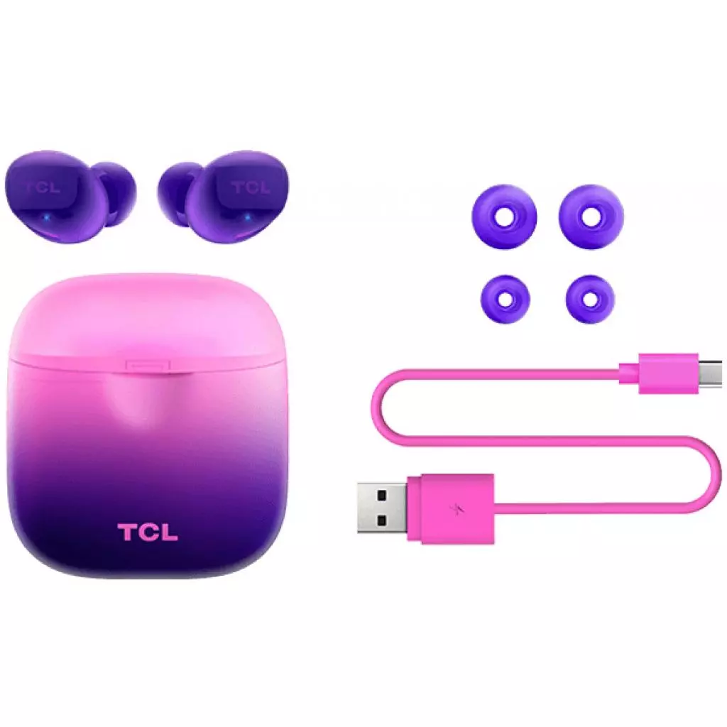 Наушники TCL SOCL500 Sunrise Purple (SOCL500TWSPP-RU) - 6 Наушники TCL SOCL500 Sunrise Purple (SOCL500TWSPP-RU) - 6
