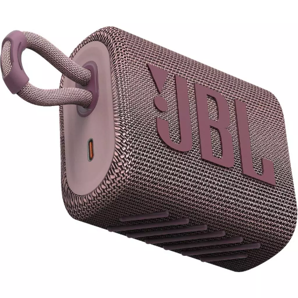 Акустическая система JBL Go 3 Pink (JBLGO3PINK) - 8 Акустическая система JBL Go 3 Pink (JBLGO3PINK) - 8