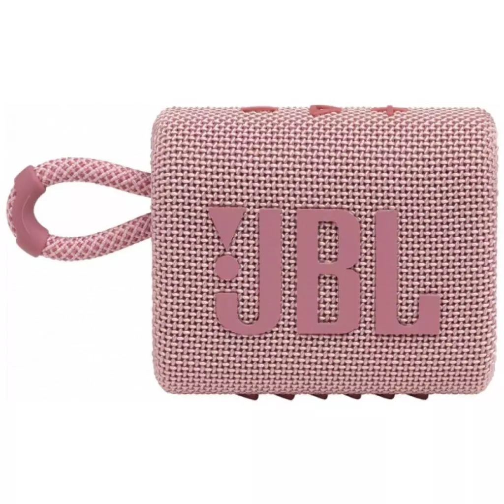 Акустическая система JBL Go 3 Pink (JBLGO3PINK)