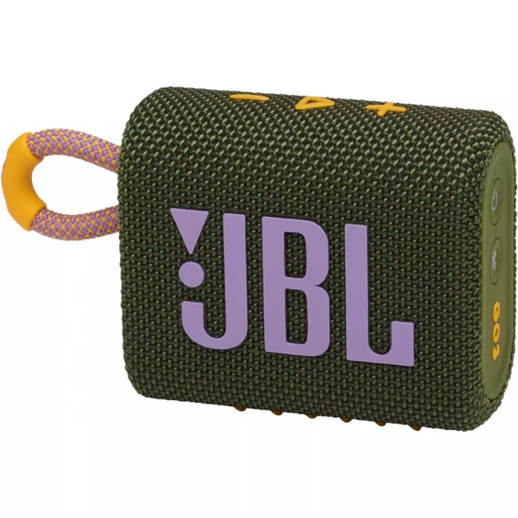 Акустическая система JBL Go 3 Green (JBLGO3GRN) - 1 Акустическая система JBL Go 3 Green (JBLGO3GRN) - 1