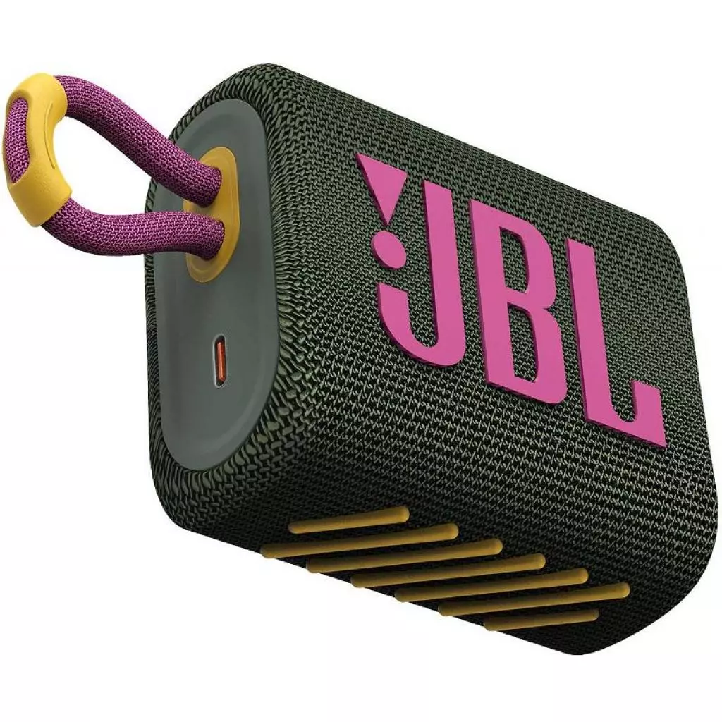 Акустическая система JBL Go 3 Green (JBLGO3GRN) - 8 Акустическая система JBL Go 3 Green (JBLGO3GRN) - 8