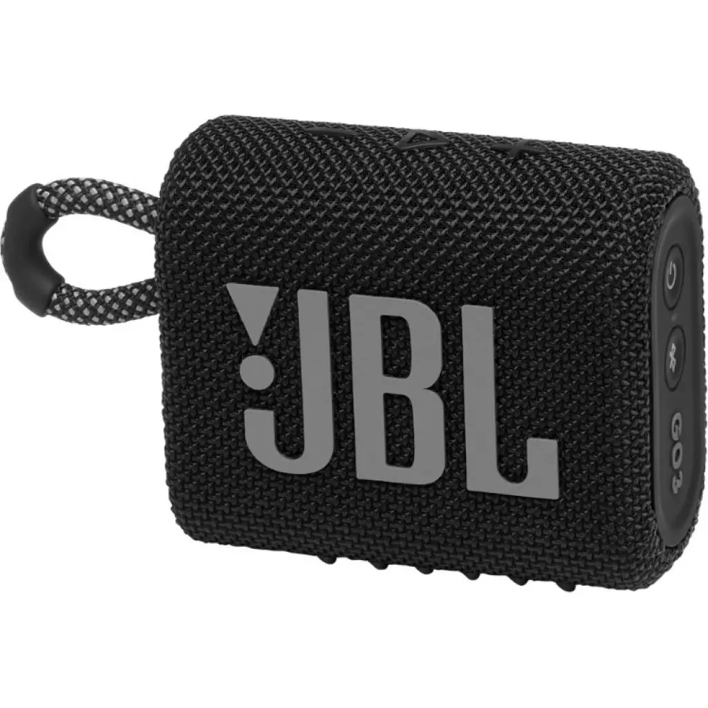 Акустическая система JBL Go 3 Black (JBLGO3BLK) - 1 Акустическая система JBL Go 3 Black (JBLGO3BLK) - 1