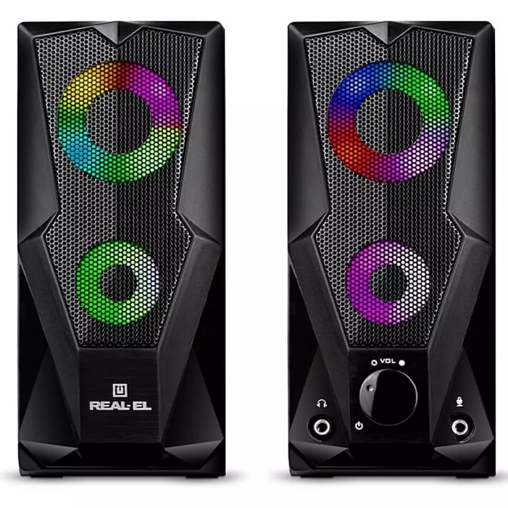 Акустическая система REAL-EL S-111 USB Black - 1 Акустическая система REAL-EL S-111 USB Black - 1