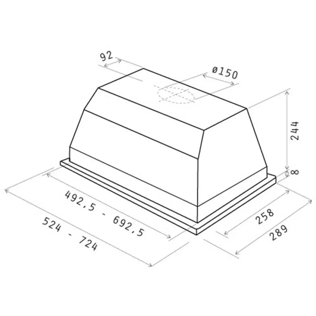 Вытяжка кухонная Elica ELIBLOC LUX IX/A/80 - 2 Вытяжка кухонная Elica ELIBLOC LUX IX/A/80 - 2