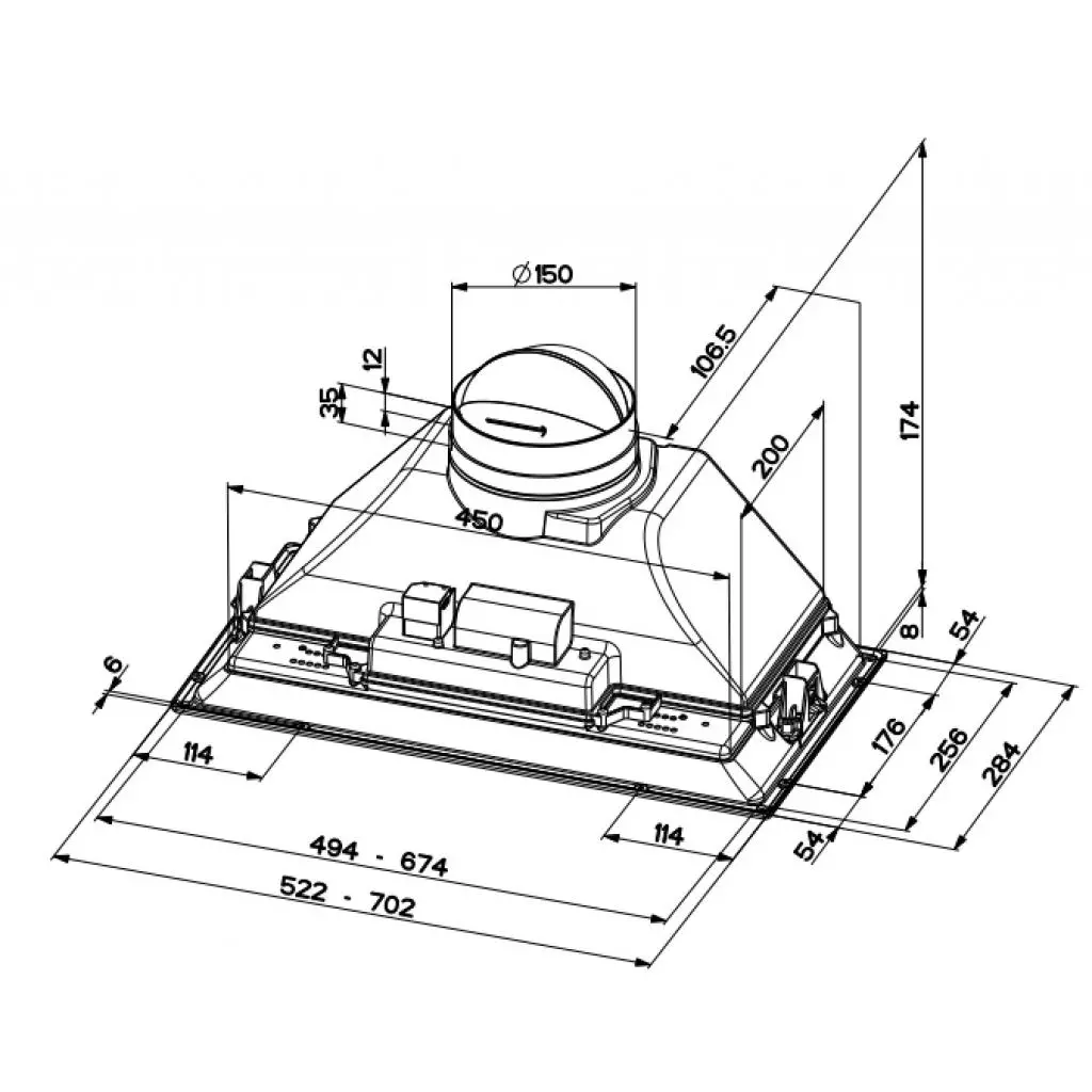Вытяжка кухонная Faber INKA SMART C LG A70 - 3 Вытяжка кухонная Faber INKA SMART C LG A70 - 3