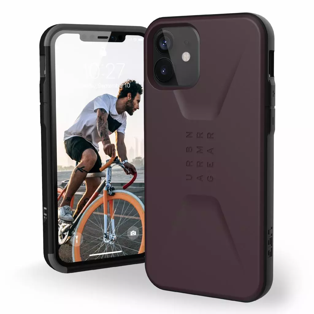 Чехол для моб. телефона Uag iPhone 12 Mini Civilian, Eggplant (11234D114949) - 1 Чехол для моб. телефона Uag iPhone 12 Mini Civilian, Eggplant (11234D114949) - 1