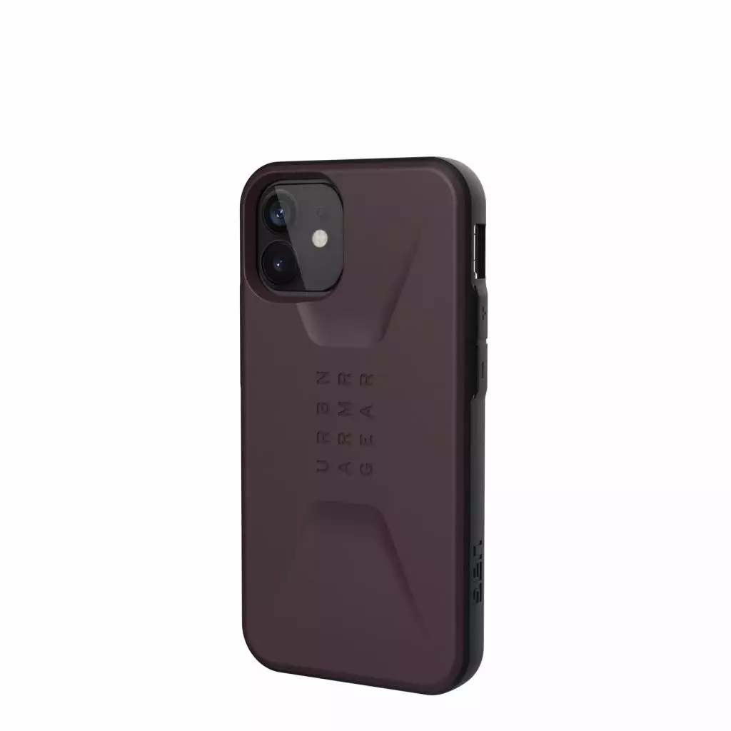 Чехол для моб. телефона Uag iPhone 12 Mini Civilian, Eggplant (11234D114949) - 4 Чехол для моб. телефона Uag iPhone 12 Mini Civilian, Eggplant (11234D114949) - 4