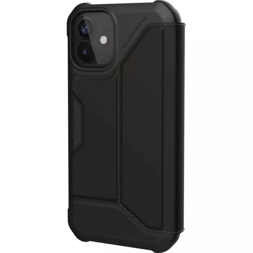 Чехол для моб. телефона Uag iPhone 12 Mini Metropolis (PU), SATN Black (112346113840) - 1