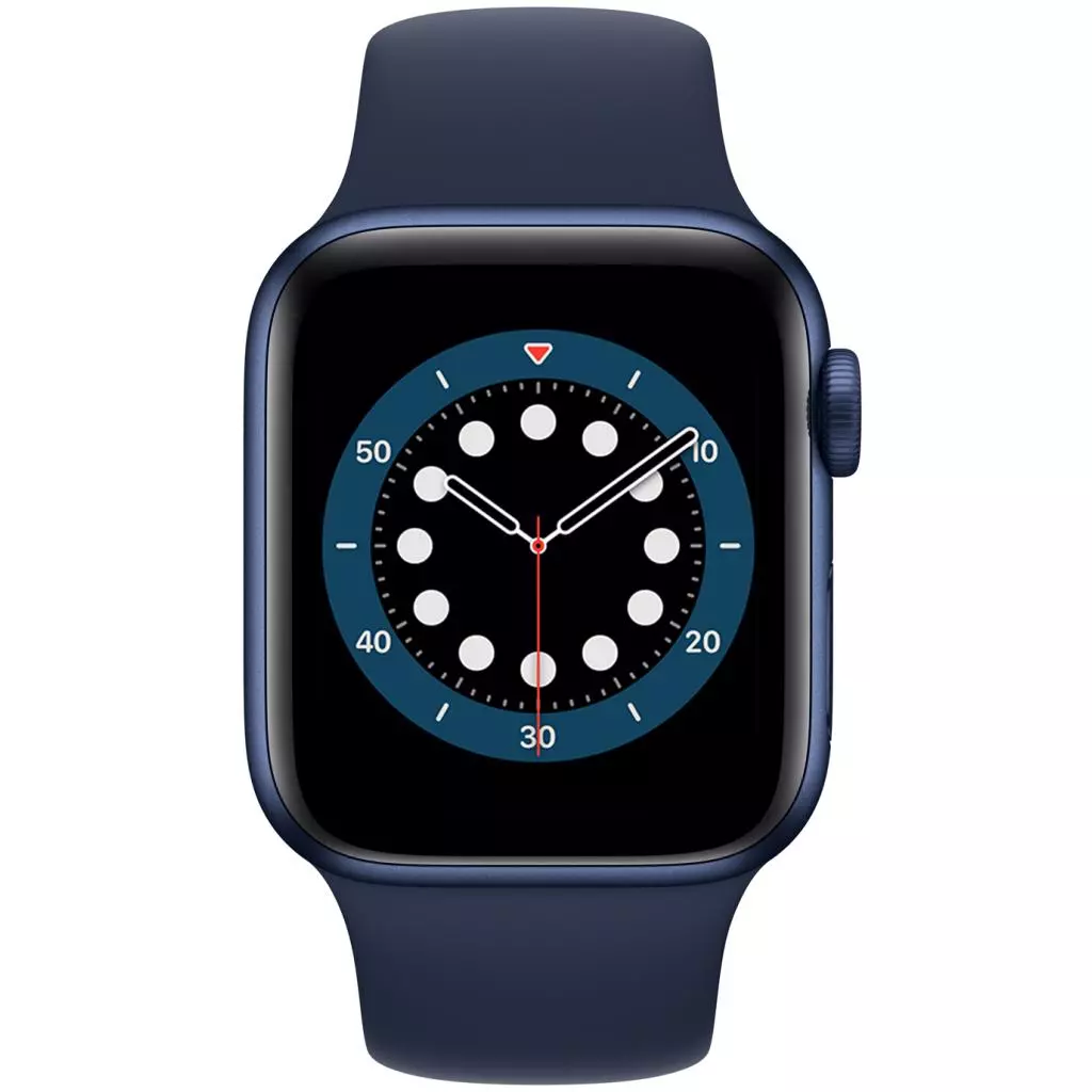 Смарт-часы Apple Watch Series 6 GPS, 44mm Blue Aluminium Case with Deep Navy (M00J3UL/A) - 1 Смарт-часы Apple Watch Series 6 GPS, 44mm Blue Aluminium Case with Deep Navy (M00J3UL/A) - 1
