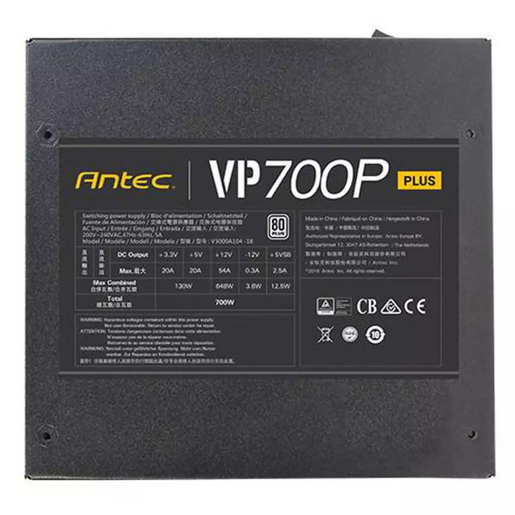 Блок питания Antec 700W Value Power VP700P Plus EC (0-761345-11657-2) - 5