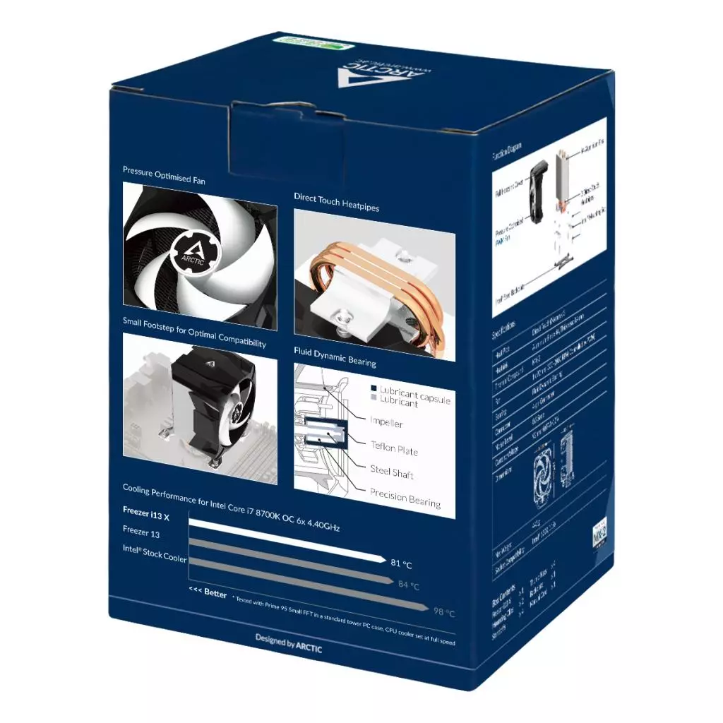 Кулер для процессора Arctic Freezer i13 X (ACFRE00078A) - 7 Кулер для процессора Arctic Freezer i13 X (ACFRE00078A) - 7