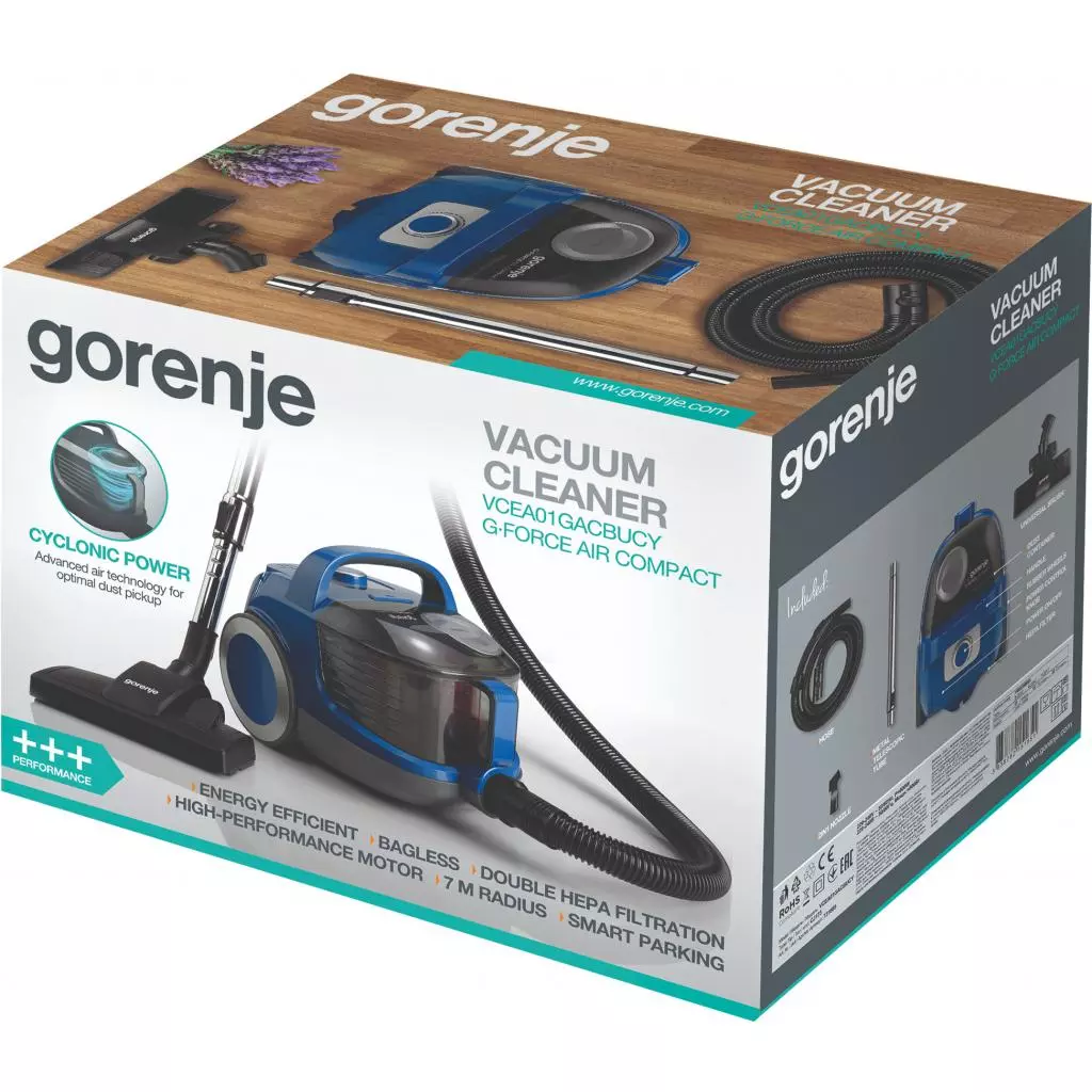 Пылесос Gorenje VCEA01GACBUCY - 3 Пылесос Gorenje VCEA01GACBUCY - 3