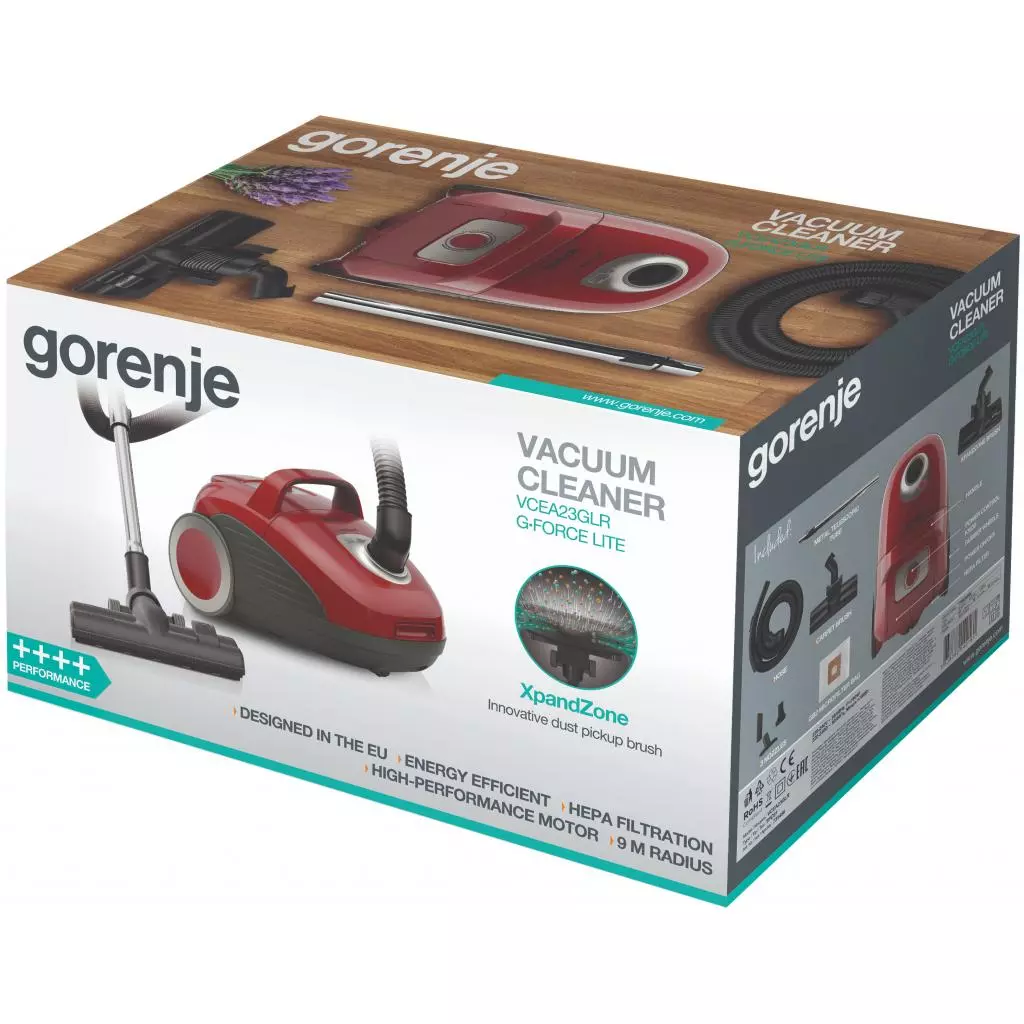 Пылесос Gorenje VCEA23GLR - 4 Пылесос Gorenje VCEA23GLR - 4