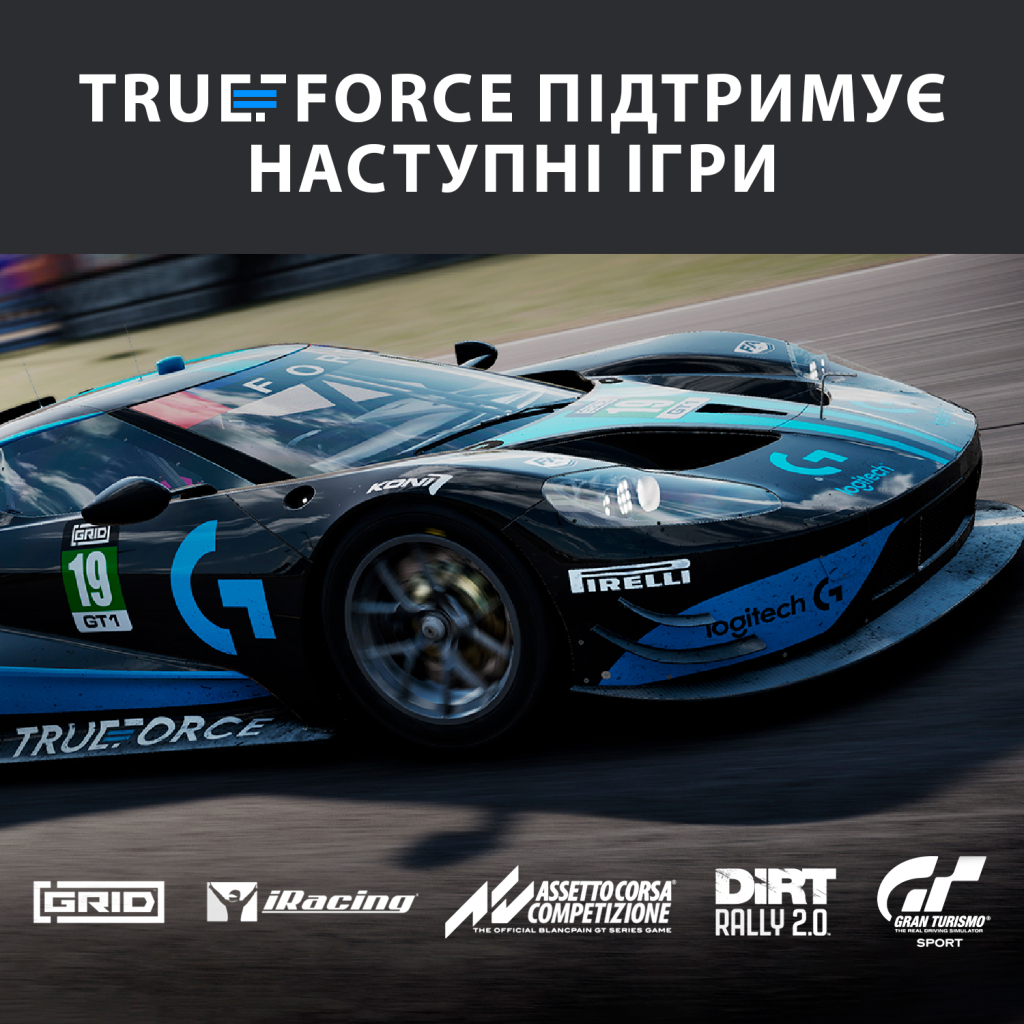 Руль Logitech G923 Racing Wheel and Pedals for PS4 and PC (941-000149) - 11