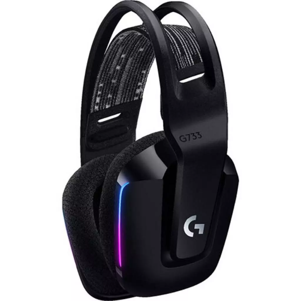 Наушники Logitech G733 Lightspeed Wireless RGB Gaming Headset Black (981-000864) - 1 Наушники Logitech G733 Lightspeed Wireless RGB Gaming Headset Black (981-000864) - 1