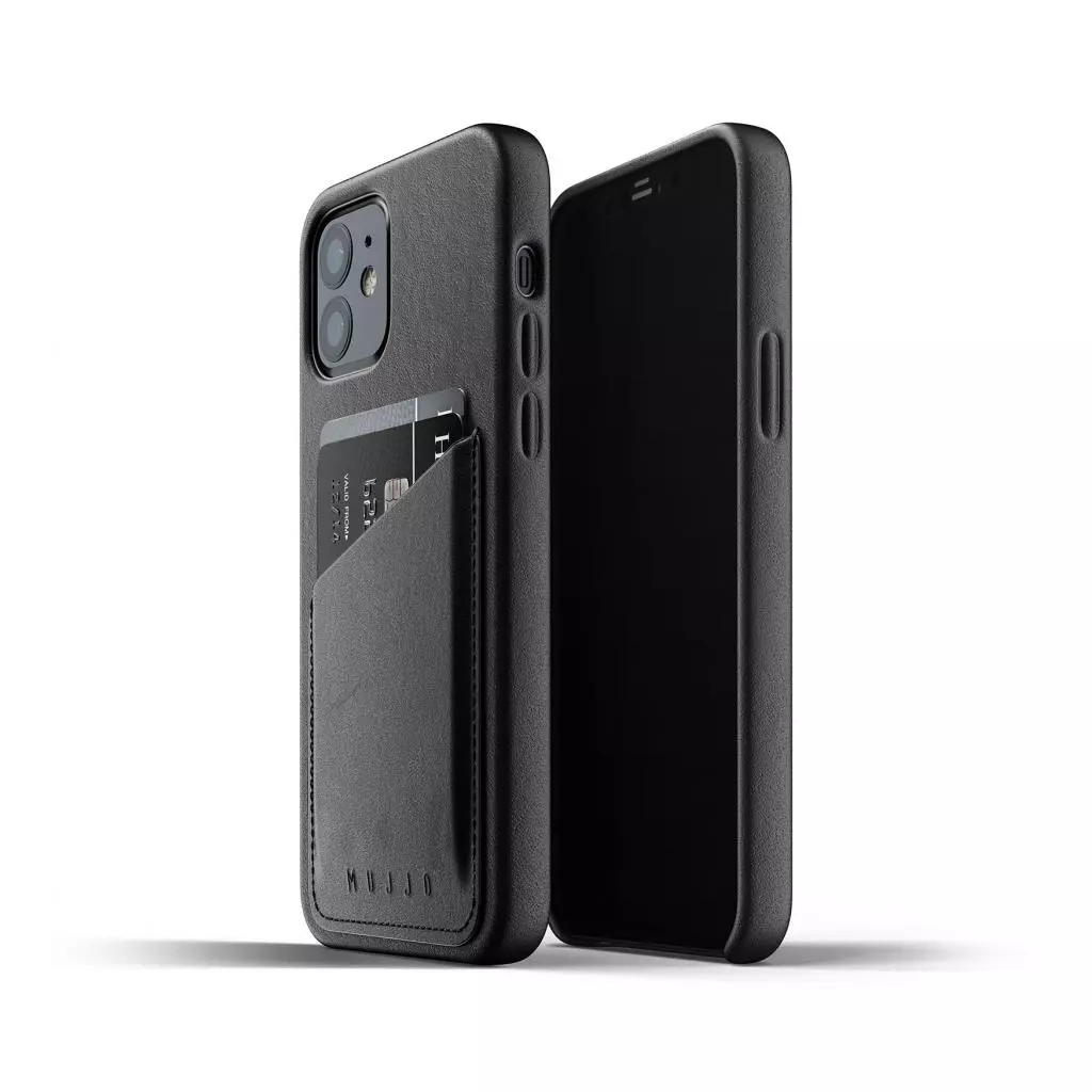 Чехол для моб. телефона Mujjo iPhone 12 / 12 Pro Full Leather Wallet, Black (MUJJO-CL-008-BK) - 1 Чехол для моб. телефона Mujjo iPhone 12 / 12 Pro Full Leather Wallet, Black (MUJJO-CL-008-BK) - 1