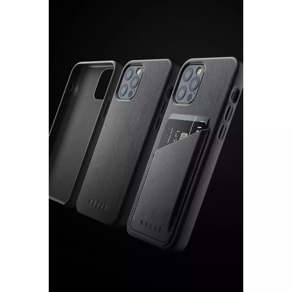 Чехол для моб. телефона Mujjo iPhone 12 / 12 Pro Full Leather Wallet, Black (MUJJO-CL-008-BK) - 5 Чехол для моб. телефона Mujjo iPhone 12 / 12 Pro Full Leather Wallet, Black (MUJJO-CL-008-BK) - 5