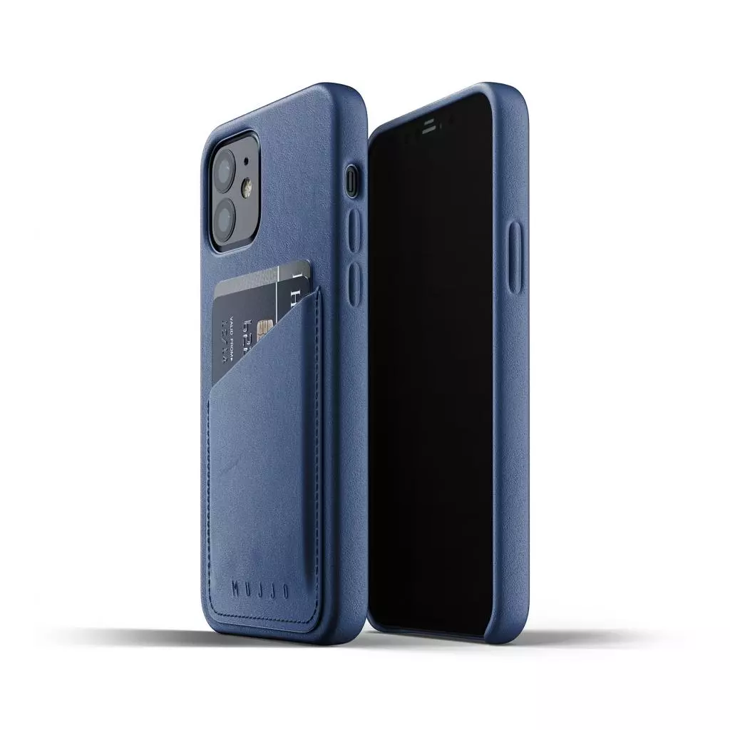Чехол для моб. телефона Mujjo iPhone 12 / 12 Pro Full Leather Wallet, Monaco Blue (MUJJO-CL-008-BL) - 1 Чехол для моб. телефона Mujjo iPhone 12 / 12 Pro Full Leather Wallet, Monaco Blue (MUJJO-CL-008-BL) - 1