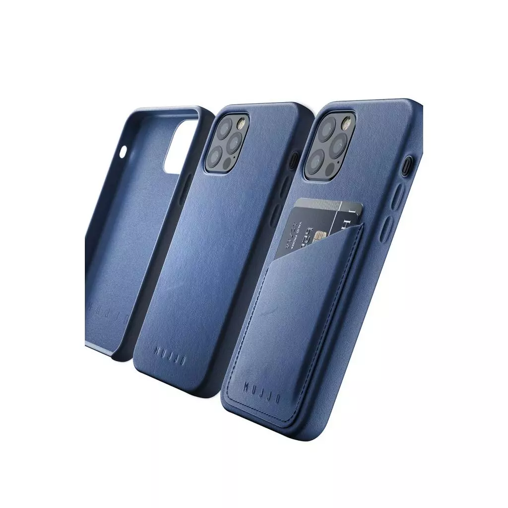 Чехол для моб. телефона Mujjo iPhone 12 / 12 Pro Full Leather Wallet, Monaco Blue (MUJJO-CL-008-BL) - 3 Чехол для моб. телефона Mujjo iPhone 12 / 12 Pro Full Leather Wallet, Monaco Blue (MUJJO-CL-008-BL) - 3