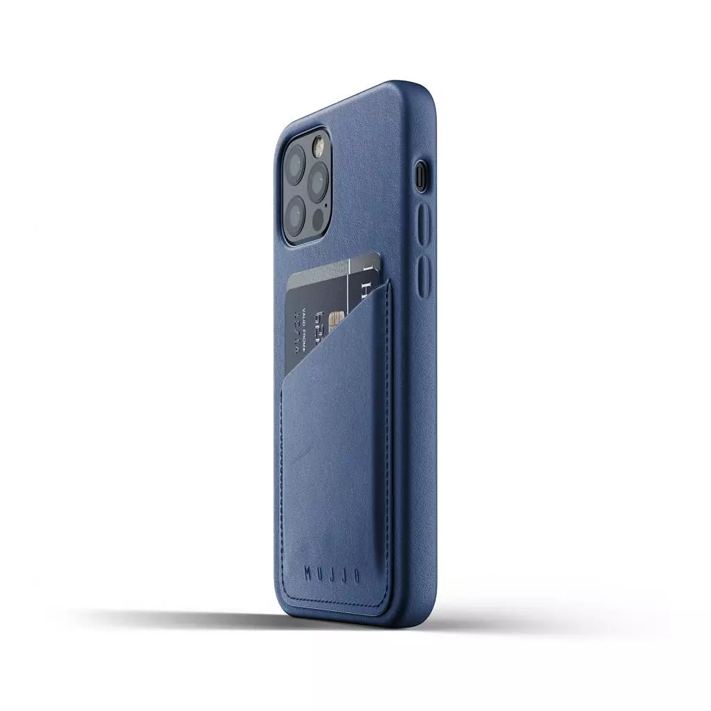 Чехол для моб. телефона Mujjo iPhone 12 / 12 Pro Full Leather Wallet, Monaco Blue (MUJJO-CL-008-BL) - 6 Чехол для моб. телефона Mujjo iPhone 12 / 12 Pro Full Leather Wallet, Monaco Blue (MUJJO-CL-008-BL) - 6