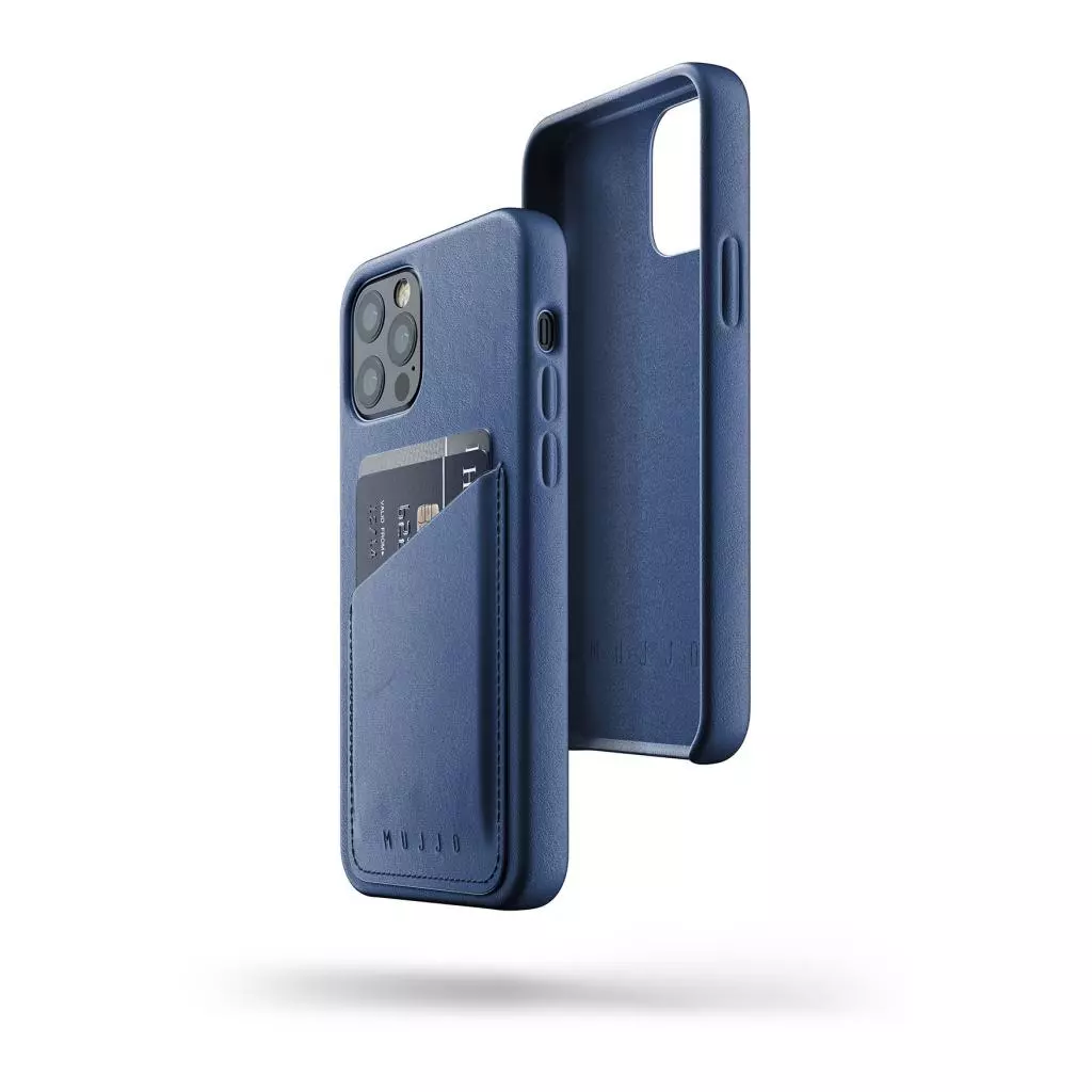 Чехол для моб. телефона Mujjo iPhone 12 / 12 Pro Full Leather Wallet, Monaco Blue (MUJJO-CL-008-BL) - 9 Чехол для моб. телефона Mujjo iPhone 12 / 12 Pro Full Leather Wallet, Monaco Blue (MUJJO-CL-008-BL) - 9