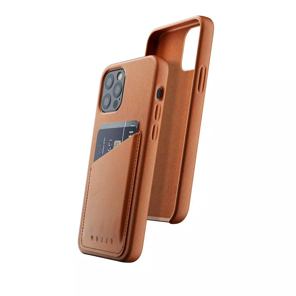 Чехол для моб. телефона Mujjo iPhone 12 / 12 Pro Full Leather Wallet, Tan (MUJJO-CL-008-TN) - 9 Чехол для моб. телефона Mujjo iPhone 12 / 12 Pro Full Leather Wallet, Tan (MUJJO-CL-008-TN) - 9