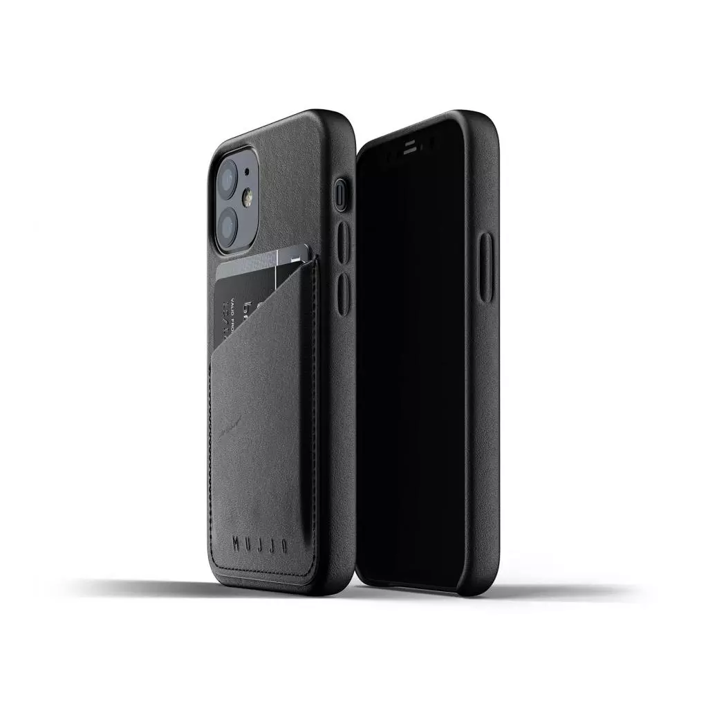 Чехол для моб. телефона Mujjo iPhone 12 Mini Full Leather Wallet, Black (MUJJO-CL-014-BK) - 1 Чехол для моб. телефона Mujjo iPhone 12 Mini Full Leather Wallet, Black (MUJJO-CL-014-BK) - 1