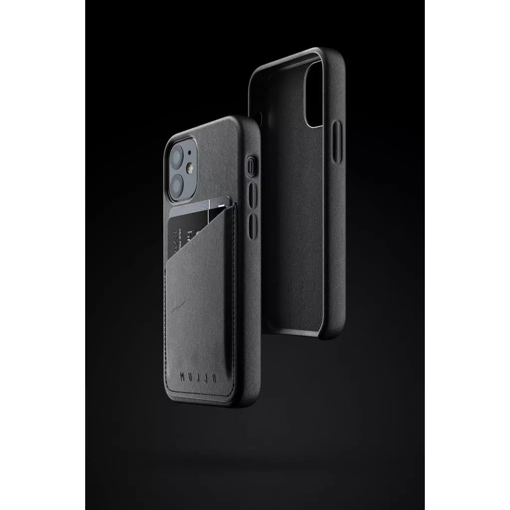 Чехол для моб. телефона Mujjo iPhone 12 Mini Full Leather Wallet, Black (MUJJO-CL-014-BK) - 7 Чехол для моб. телефона Mujjo iPhone 12 Mini Full Leather Wallet, Black (MUJJO-CL-014-BK) - 7