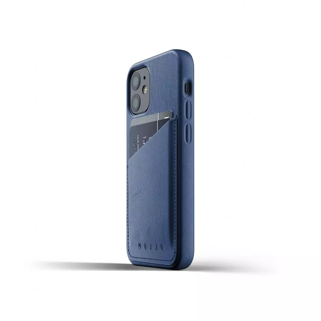 Чехол для моб. телефона Mujjo iPhone 12 Mini Full Leather Wallet, Monaco Blue (MUJJO-CL-014-BL) - 2 Чехол для моб. телефона Mujjo iPhone 12 Mini Full Leather Wallet, Monaco Blue (MUJJO-CL-014-BL) - 2