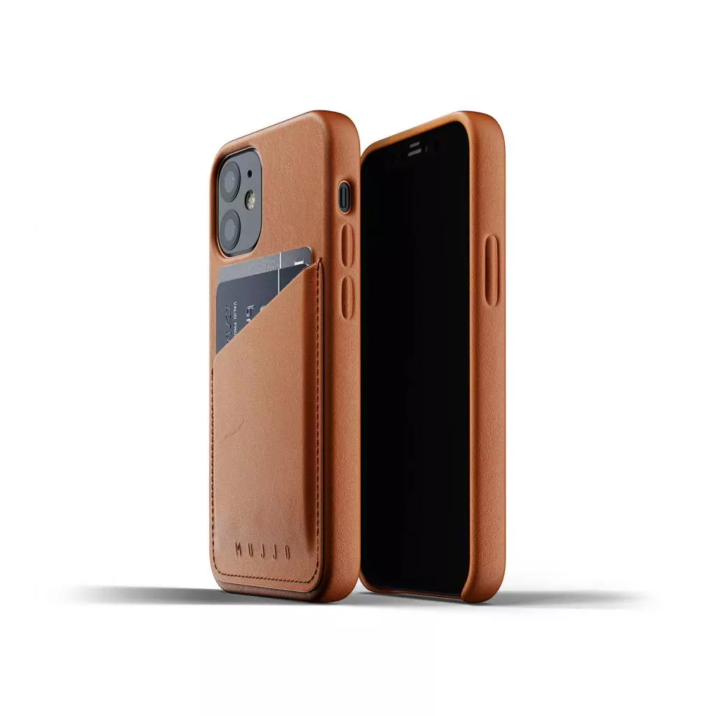 Чехол для моб. телефона Mujjo iPhone 12 Mini Full Leather Wallet, Tan (MUJJO-CL-014-TN) - 1 Чехол для моб. телефона Mujjo iPhone 12 Mini Full Leather Wallet, Tan (MUJJO-CL-014-TN) - 1