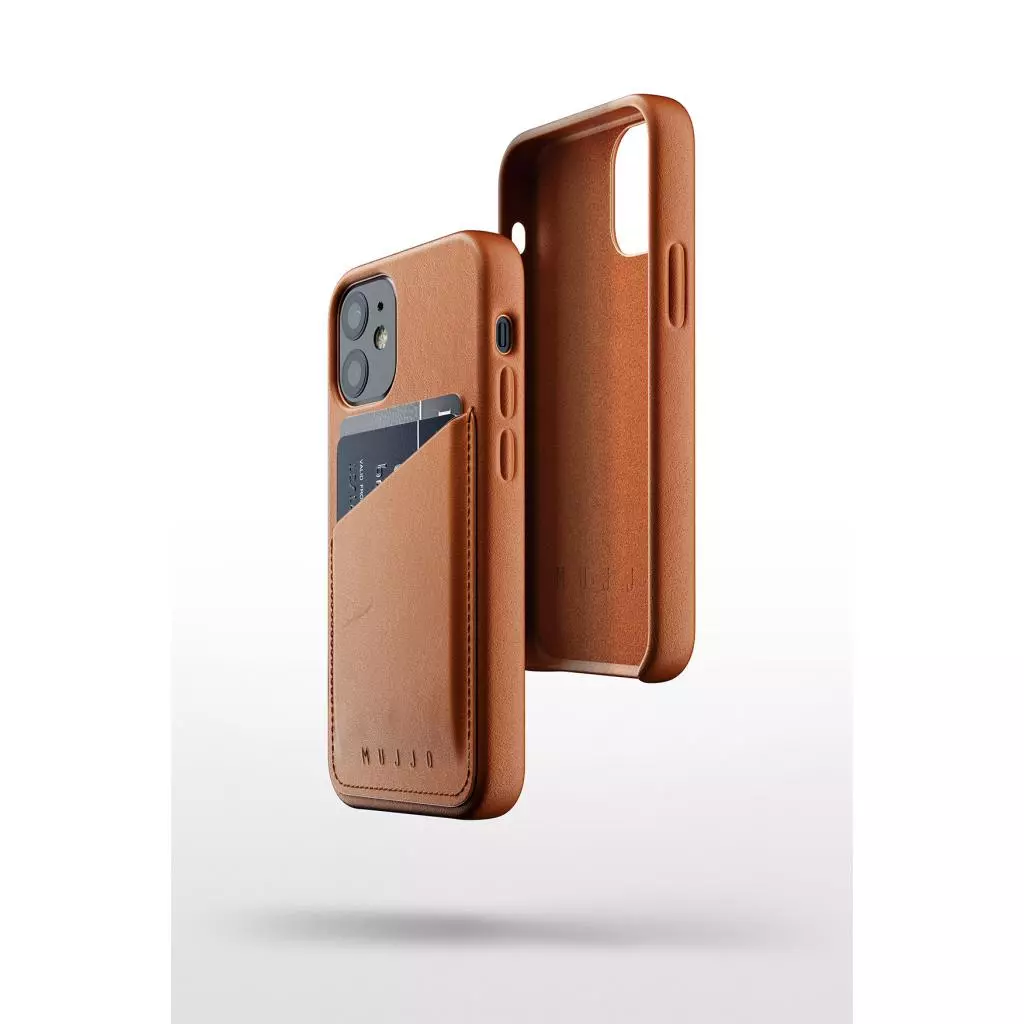 Чехол для моб. телефона Mujjo iPhone 12 Mini Full Leather Wallet, Tan (MUJJO-CL-014-TN) - 7 Чехол для моб. телефона Mujjo iPhone 12 Mini Full Leather Wallet, Tan (MUJJO-CL-014-TN) - 7