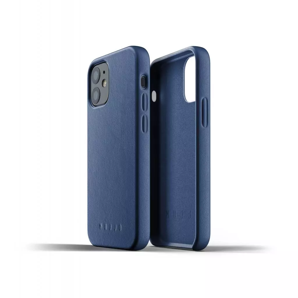 Чехол для моб. телефона Mujjo iPhone 12 Mini Full Leather, Monaco Blue (MUJJO-CL-013-BL)