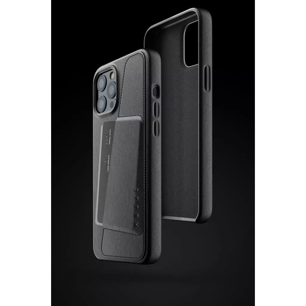 Чехол для моб. телефона Mujjo iPhone 12 Pro Max Full Leather Wallet, Black (MUJJO-CL-010-BK) - 7 Чехол для моб. телефона Mujjo iPhone 12 Pro Max Full Leather Wallet, Black (MUJJO-CL-010-BK) - 7