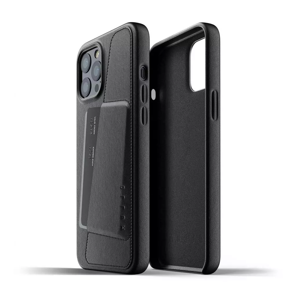 Чехол для моб. телефона Mujjo iPhone 12 Pro Max Full Leather Wallet, Black (MUJJO-CL-010-BK)