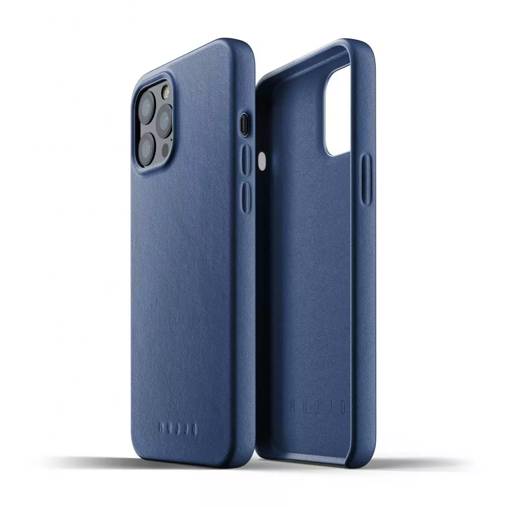 Чехол для моб. телефона Mujjo iPhone 12 Pro Max Full Leather, Monaco Blue (MUJJO-CL-009-BL)