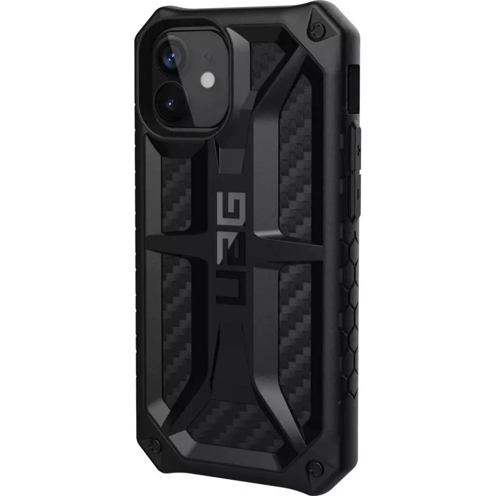 Чехол для моб. телефона Uag iPhone 12 Mini Monarch, Carbon Fiber (112341114242) - 2