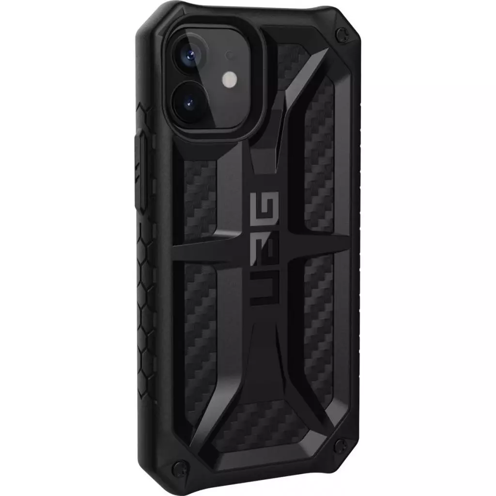 Чехол для моб. телефона Uag iPhone 12 Mini Monarch, Carbon Fiber (112341114242) - 3