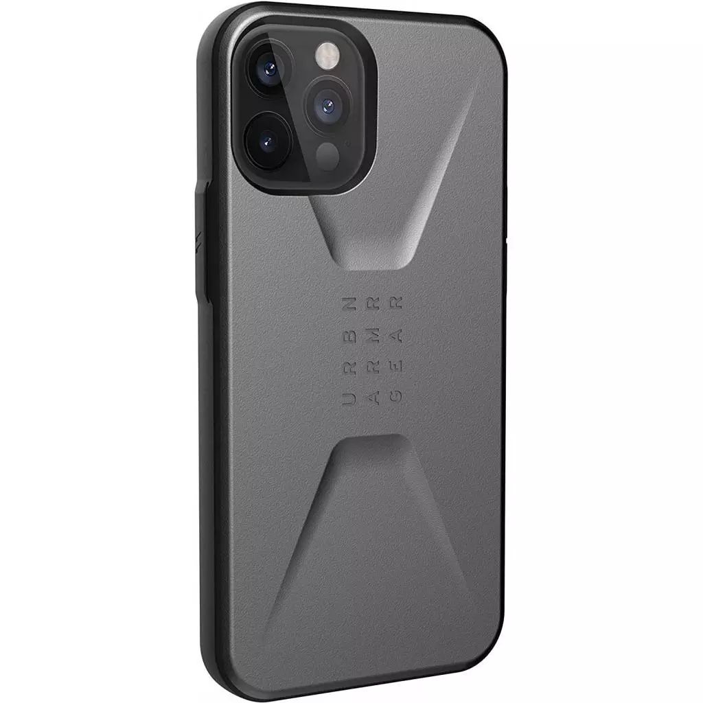Чехол для моб. телефона Uag iPhone 12 Pro Max Civilian, Silver (11236D113333) - 3 Чехол для моб. телефона Uag iPhone 12 Pro Max Civilian, Silver (11236D113333) - 3