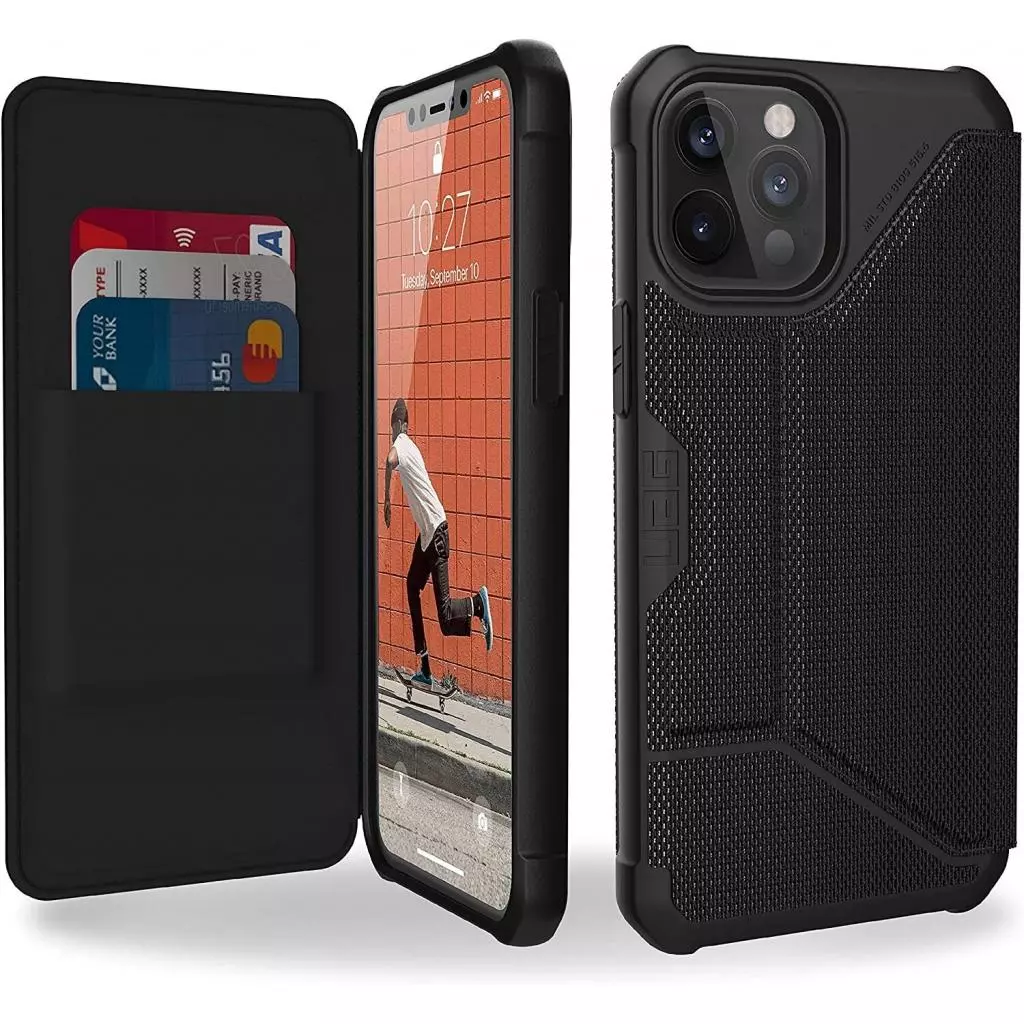 Чехол для моб. телефона Uag iPhone 12 Pro Max Metropolis, FIBR Black (112366113940) - 4